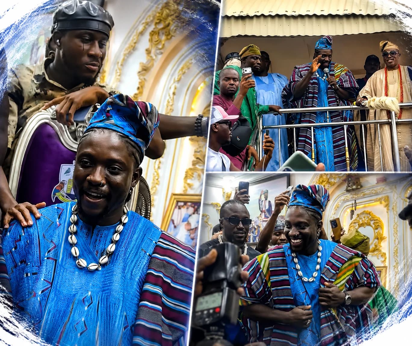 VeryDarkMan Receives Atayese of Yorubaland Chieftaincy Title from Oluwo of Iwo