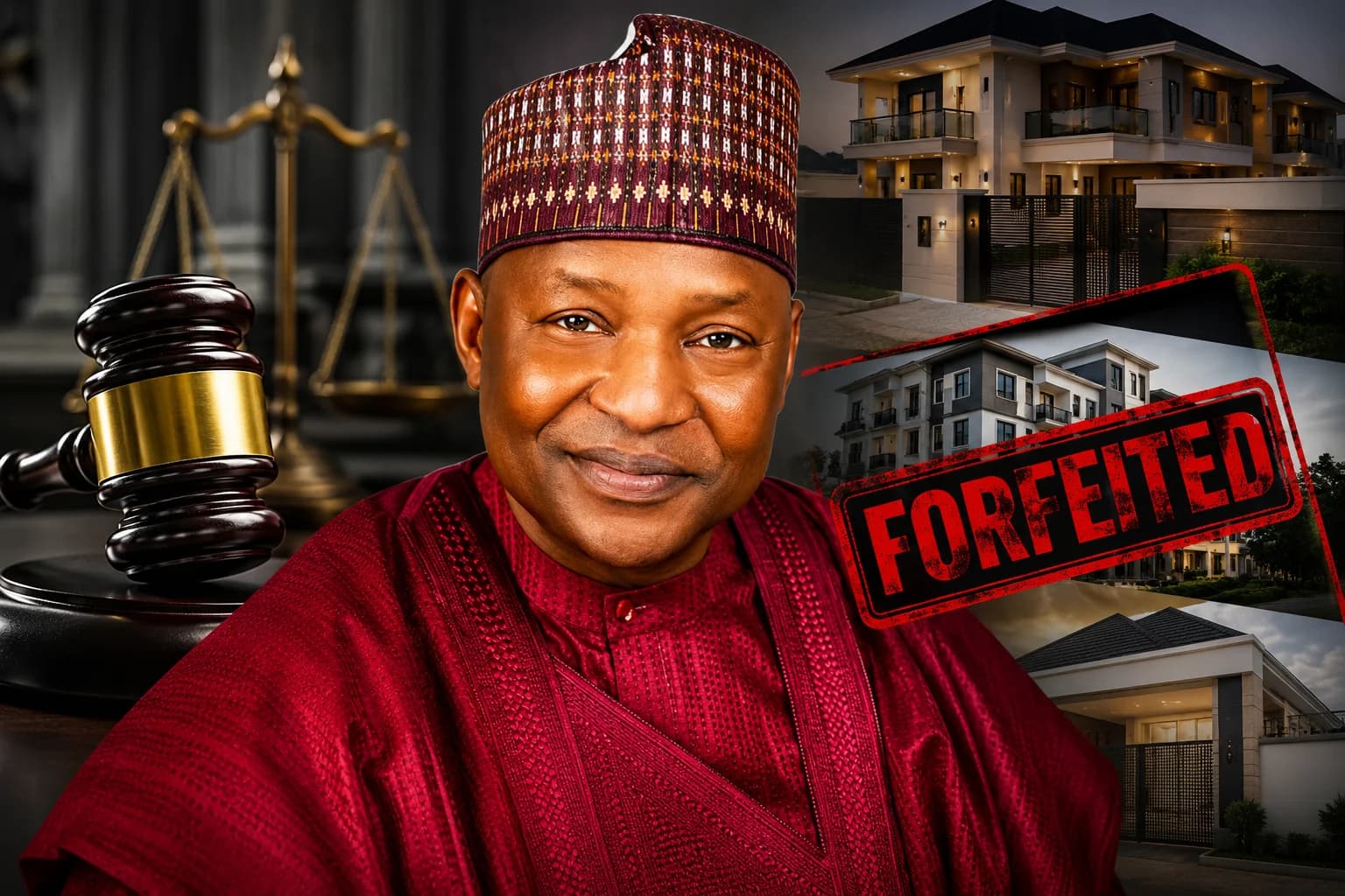 The Federal High Court in Abuja, where a judge ordered the final forfeiture of 48 properties linked to former Attorney-General Abubakar Malami in a major EFCC asset recovery case.