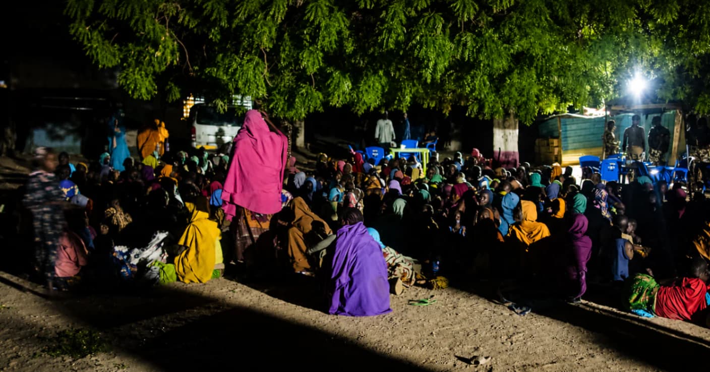 Families protest in Borno demanding the release of abducted schoolchildren