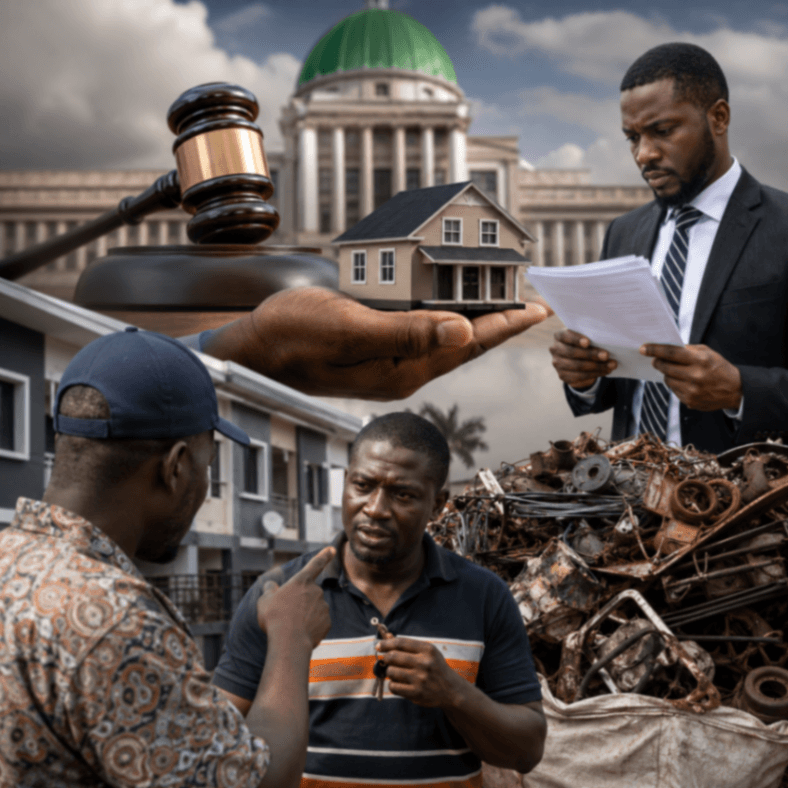 Ebonyi State legislation regulating rent agent fees and scrap metal trading.