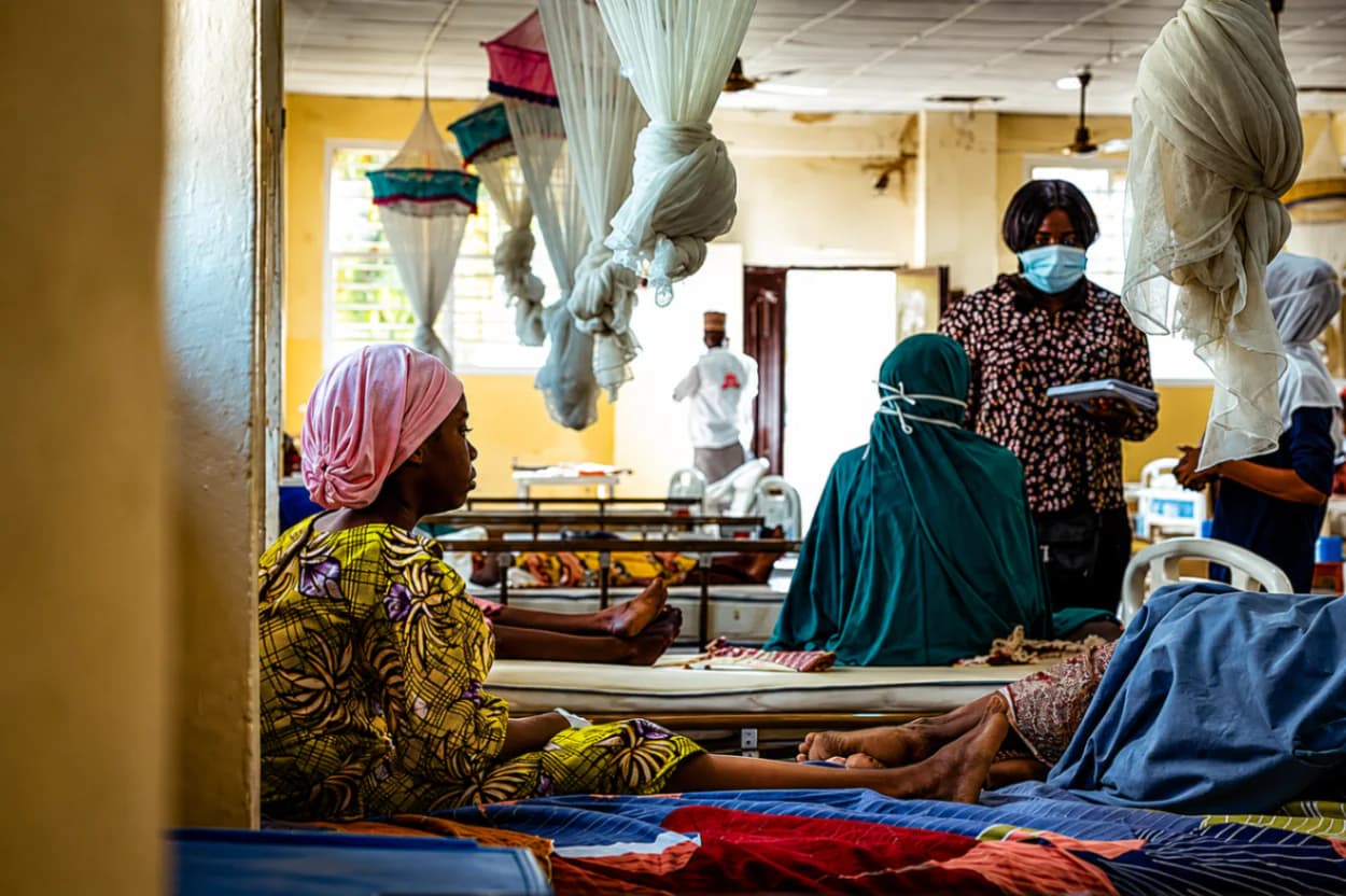 Health workers respond to a diphtheria outbreak affecting Plateau, Katsina and Kano states in Nigeria